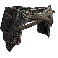 Black Alligator Kilt in Rust