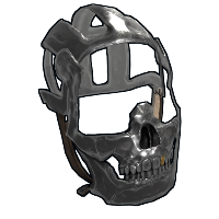 Boneforged Facemask in Rust