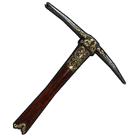 Antique Pick Axe in Rust