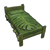 Tropical Bed in Rust