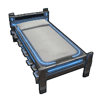 Neon Bed - Blue in Rust