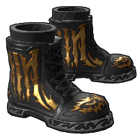Night Demon Boots in Rust