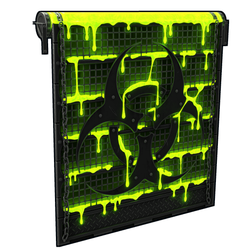 Biohazard Bunker Garage Door