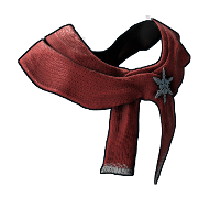 Scarf Poncho in Rust