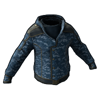 Naval Camo Hoodie in Rust