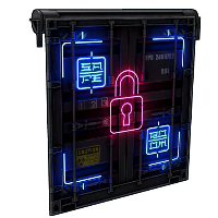 Sinotype Safe Room Garage Door in Rust