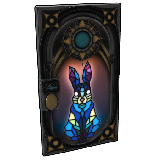 Easter Bunny Sheet Metal Door