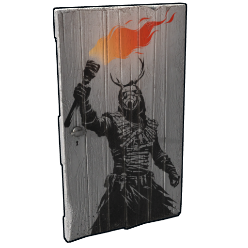 Flamebearer Wooden Door