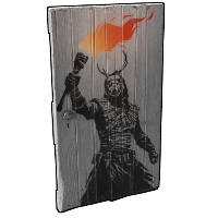 Flamebearer Wooden Door