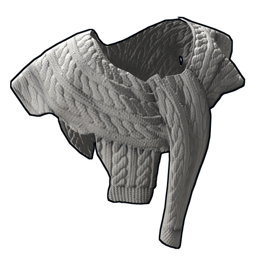 Aristocrat Hide Poncho