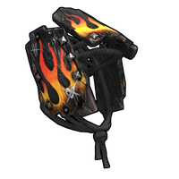 Flame Anarchy Wood Armor Helmet