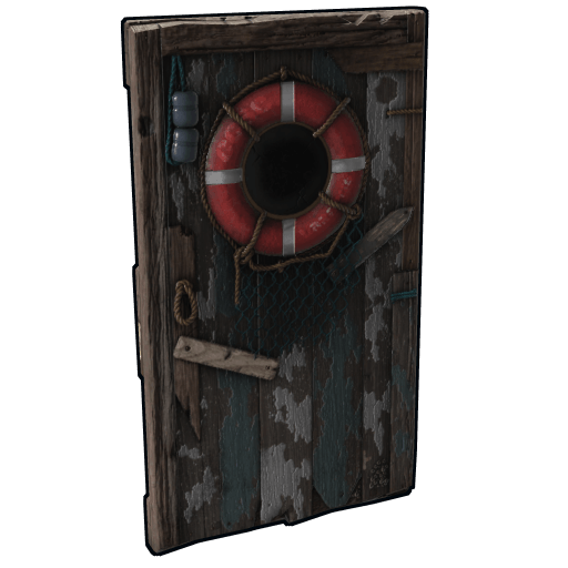 Castaway Wooden Door