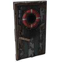 Castaway Wooden Door