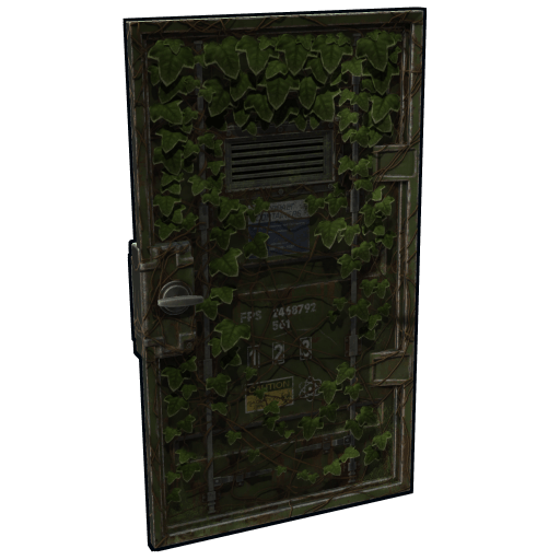 Cobalt Jungle Container Armored Door