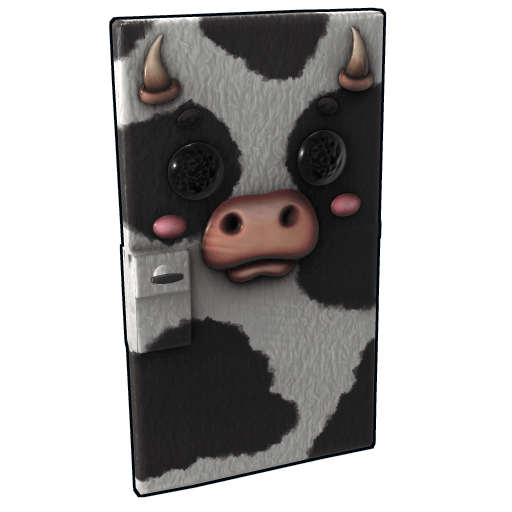 Moo-Moo Sheet Metal Door