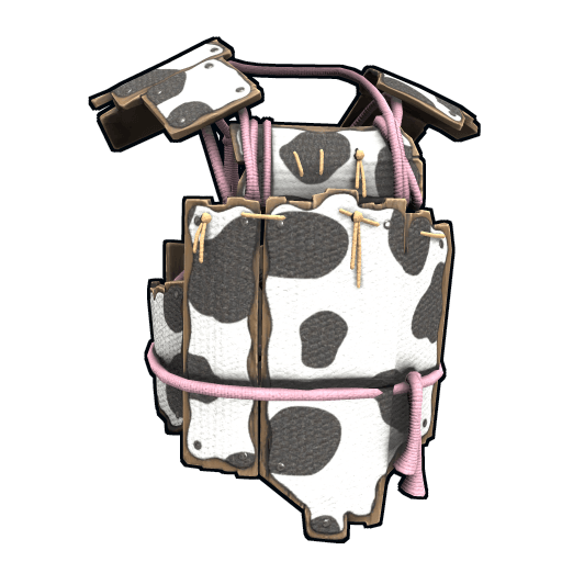 Cow Moo Flage Wood Armor Jacket