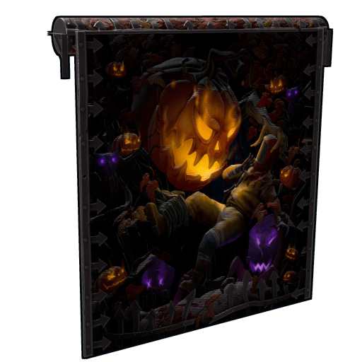Pumpkin Raider Garage Door