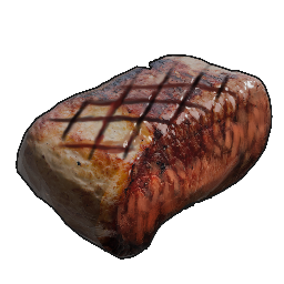 Приготовленное мясо большой кошки