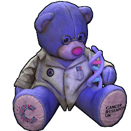 Peluche des recherches sur le cancer du Royaume-Uni en 2026