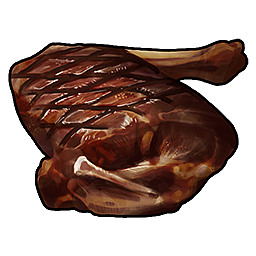 Gegrilltes Hirschfleisch