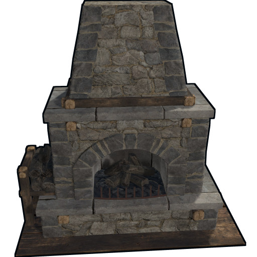 Stone Fireplace Rust Wiki