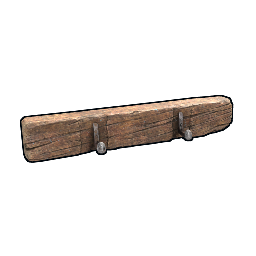 Porte-fusil en bois des pionniers