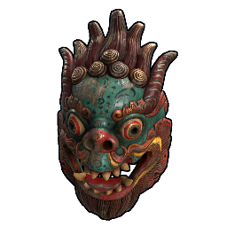 Máscara del dragón