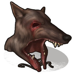 Wolf-Kopfschmuck