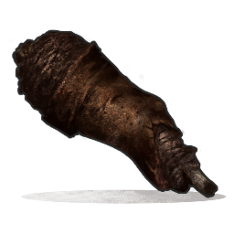 Verbranntes Menschenfleisch