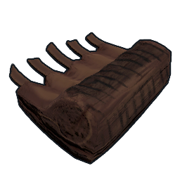 Verbranntes Schweinefleisch