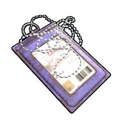 Étiquette d'identification violette