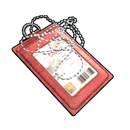 Rotes ID-Tag