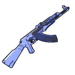 Crystal Assault Rifle Sapphire