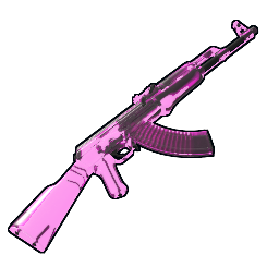 Crystal Assault Rifle Pink Diamond