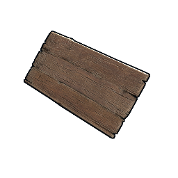 Letrero pequeño de madera
