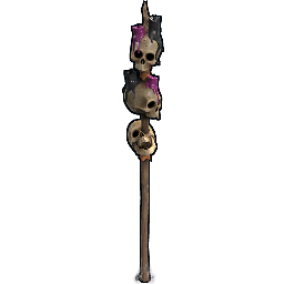 Totenkopfpfahl