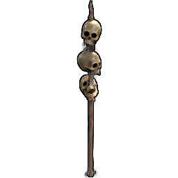 Totenkopfpfahl