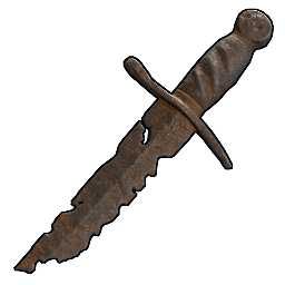 Versunkenes Kampfmesser