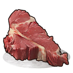 Rohes Wolfsfleisch
