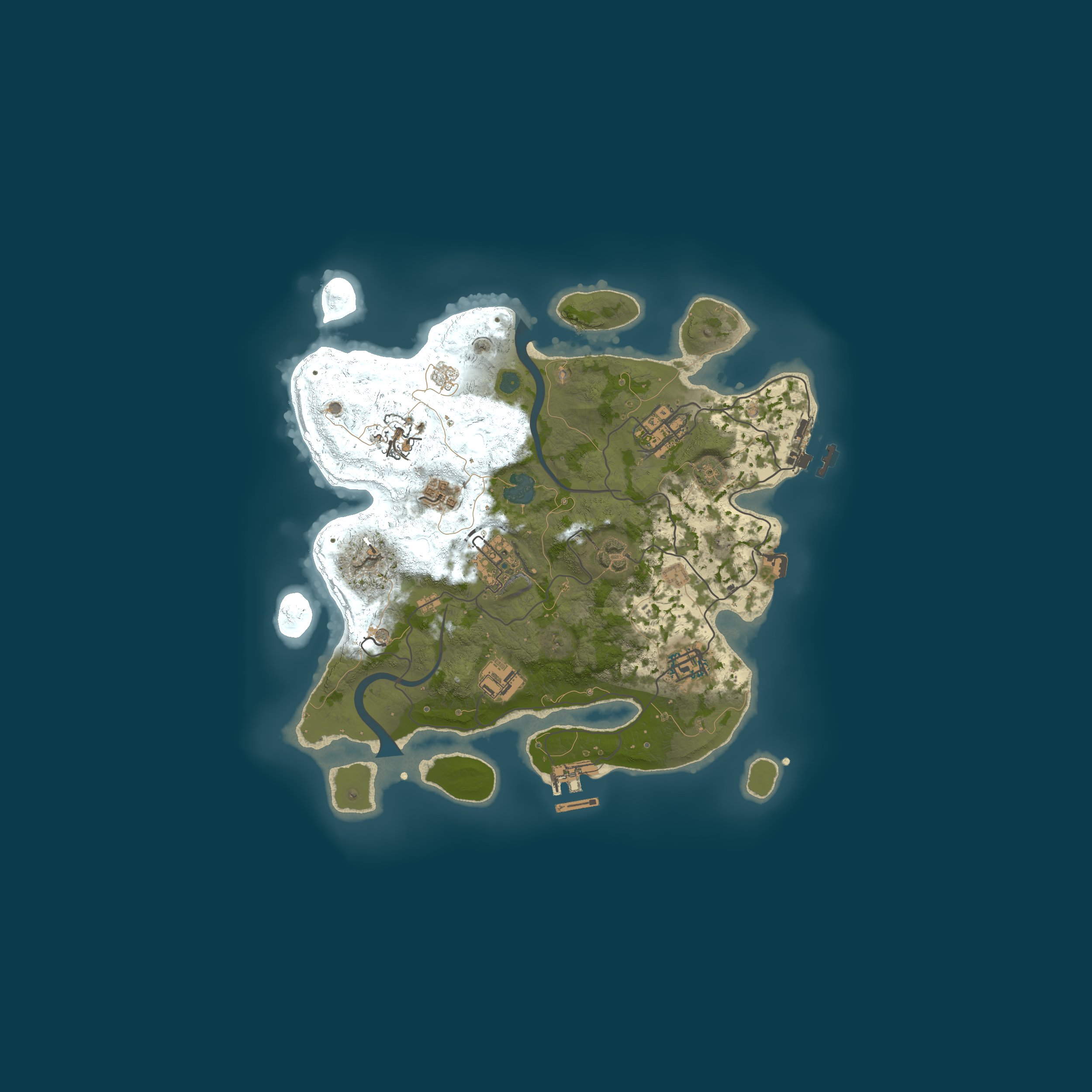 CODYS SOLO SERVER — Procedurele map 3000, seed 191808594