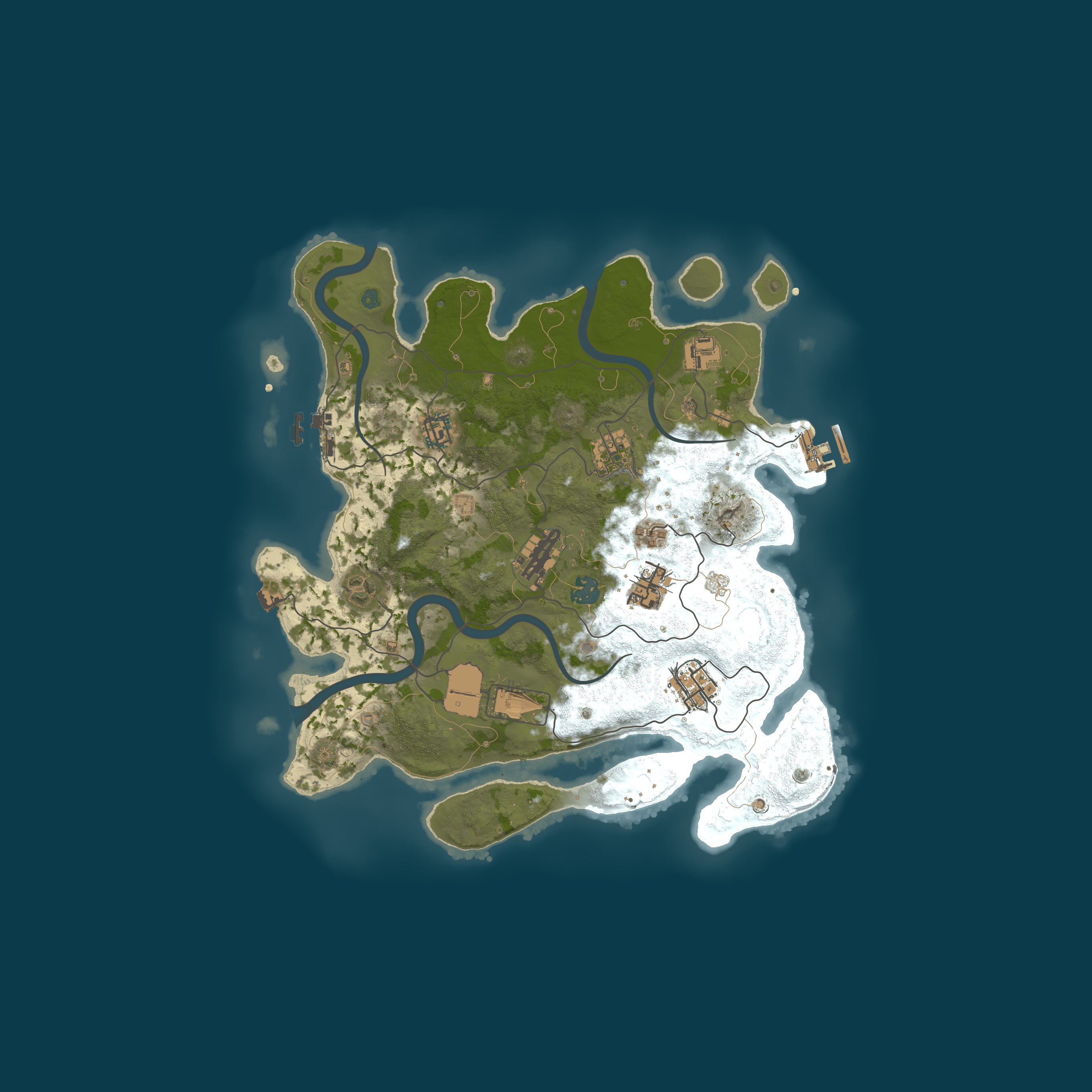 ЕВРОПЕЙСКИЙ | КЛАССИКА | ДЛЯ НОВИЧК — Carte procédurale 3500, seed 1634888429