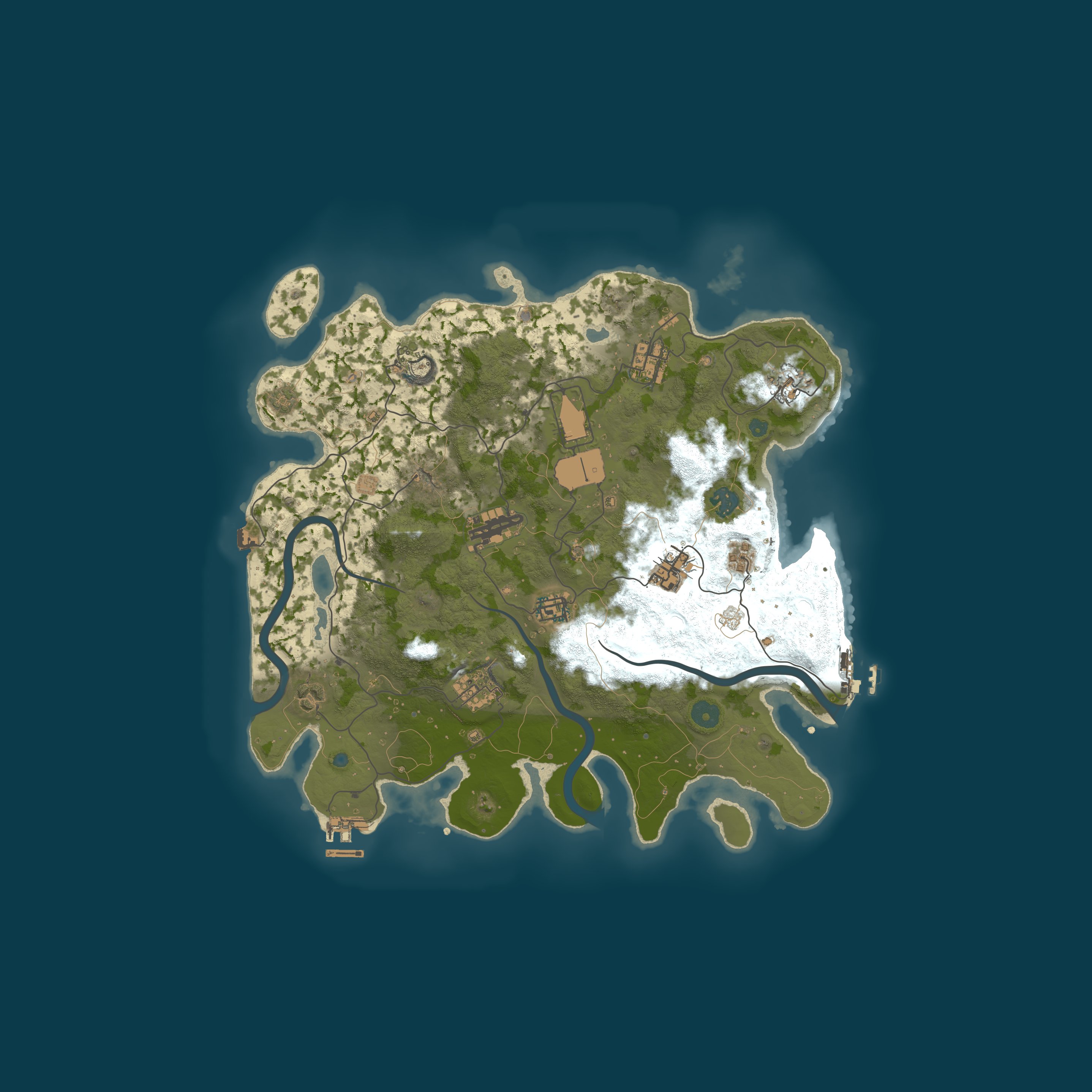 Map for isRusty.net [Solo Only] - 3X | Events | Offline Raid Protection