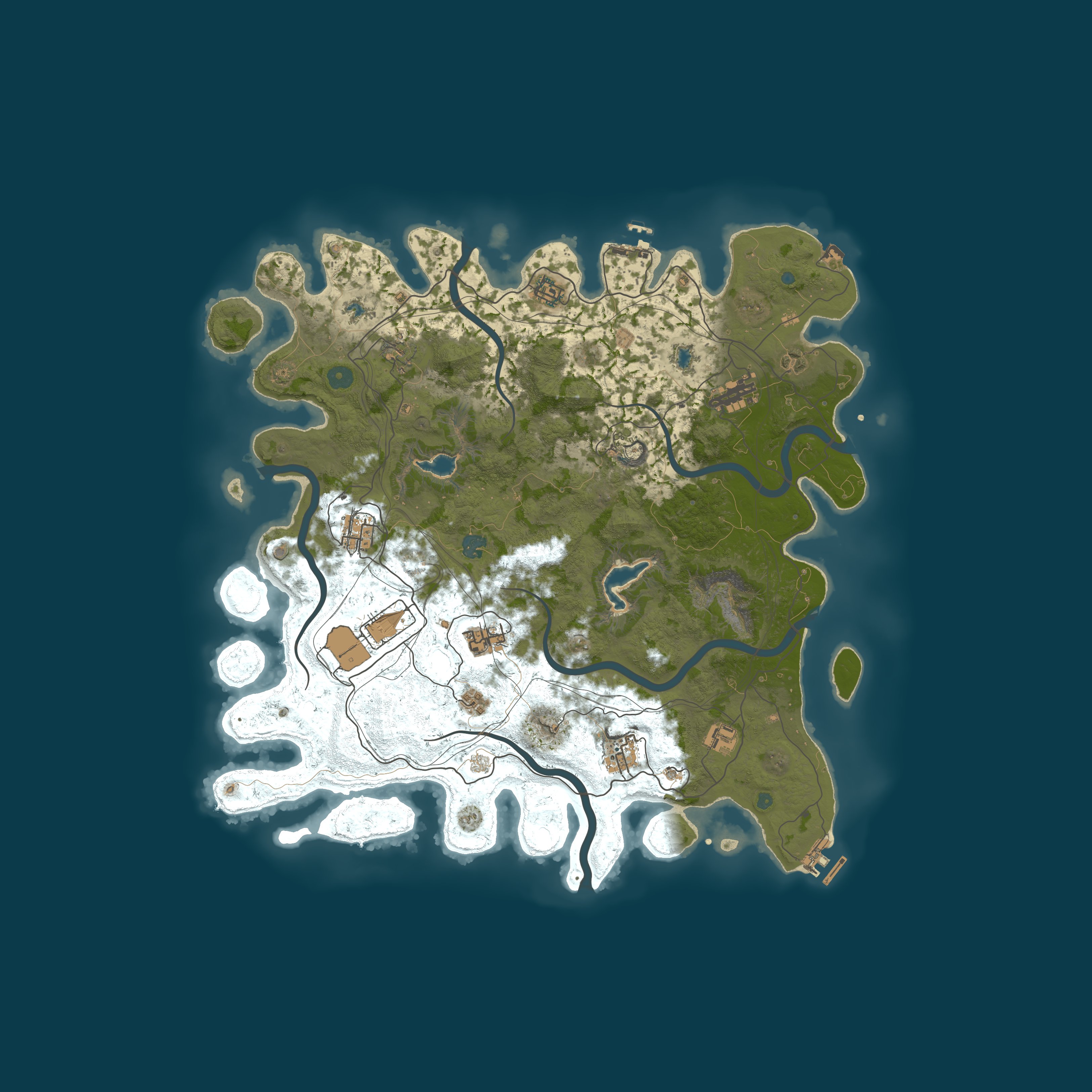 Map for Outback Aussie - PvPvE - Located in Perth - Modded