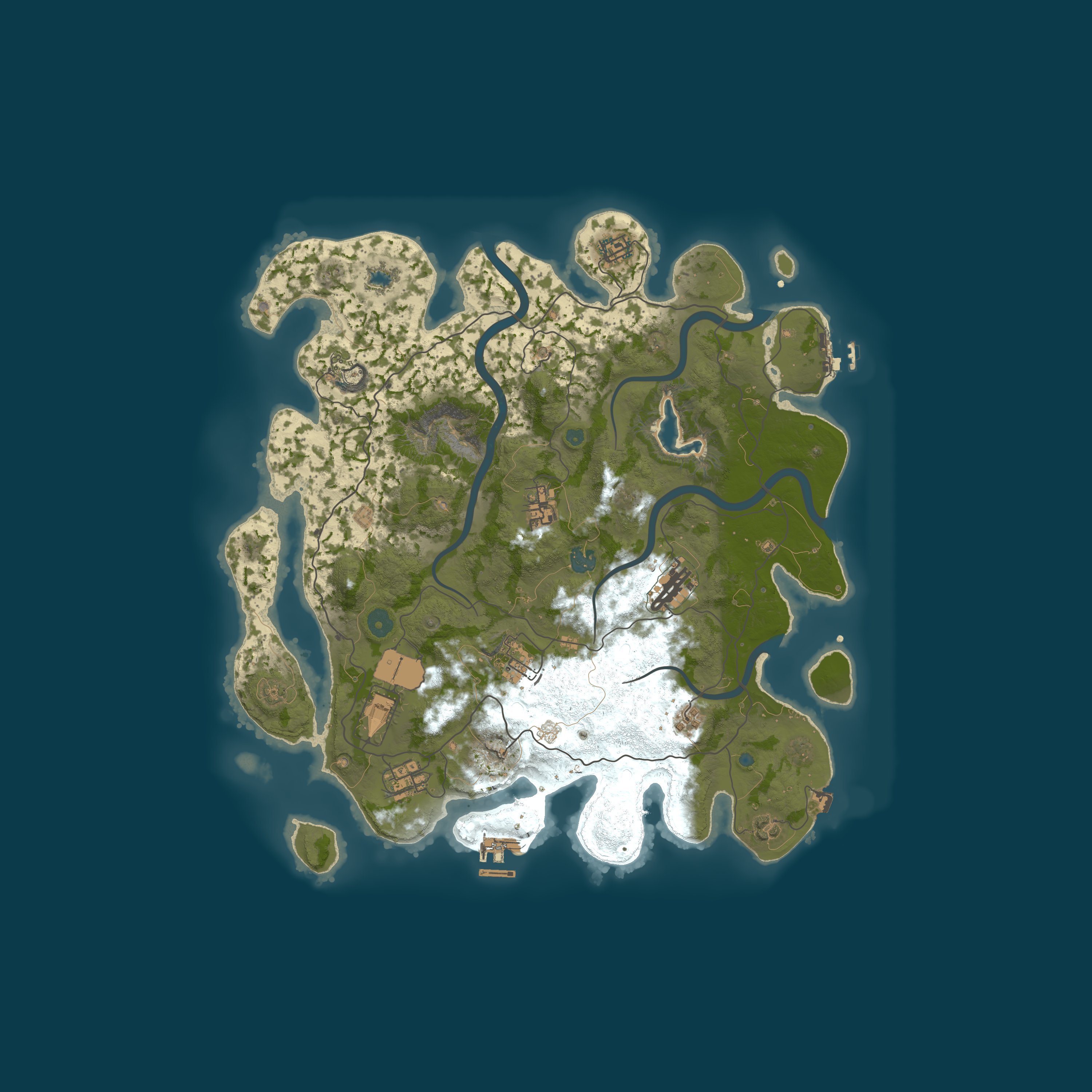 Map for RustGamingNation 1000000x PvE [Events|Purge|Zombies|SkillTree]