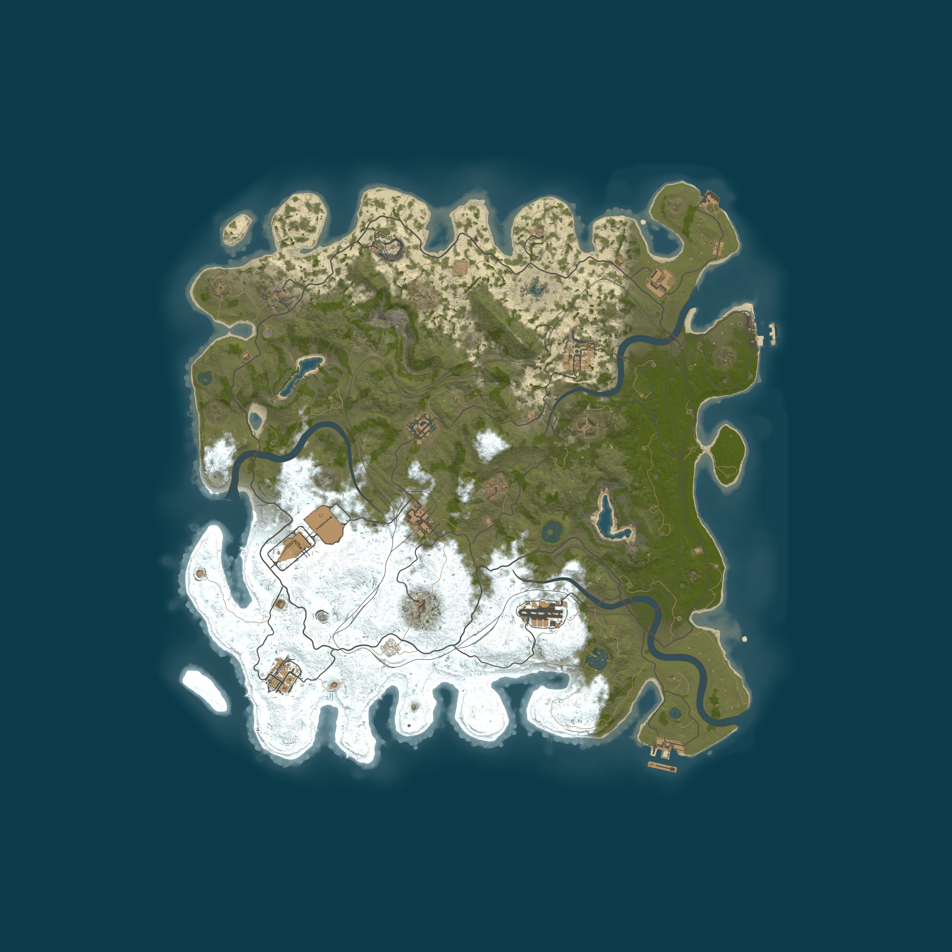 Map for Combat Hosting Map 100X |US Monthly|