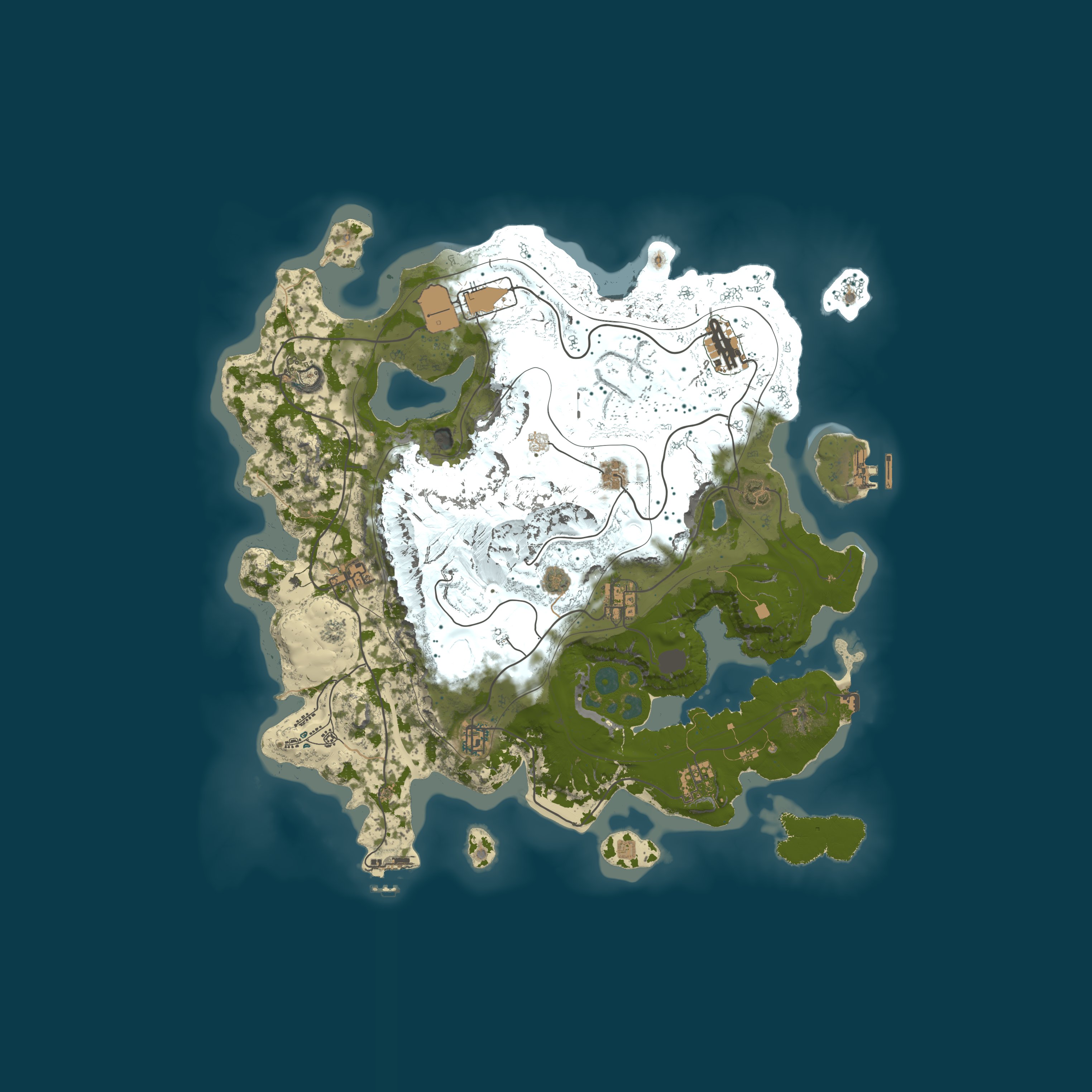 Map for US AdventureLand PVE Skills/Raidable Bases/Custom Vehicles!