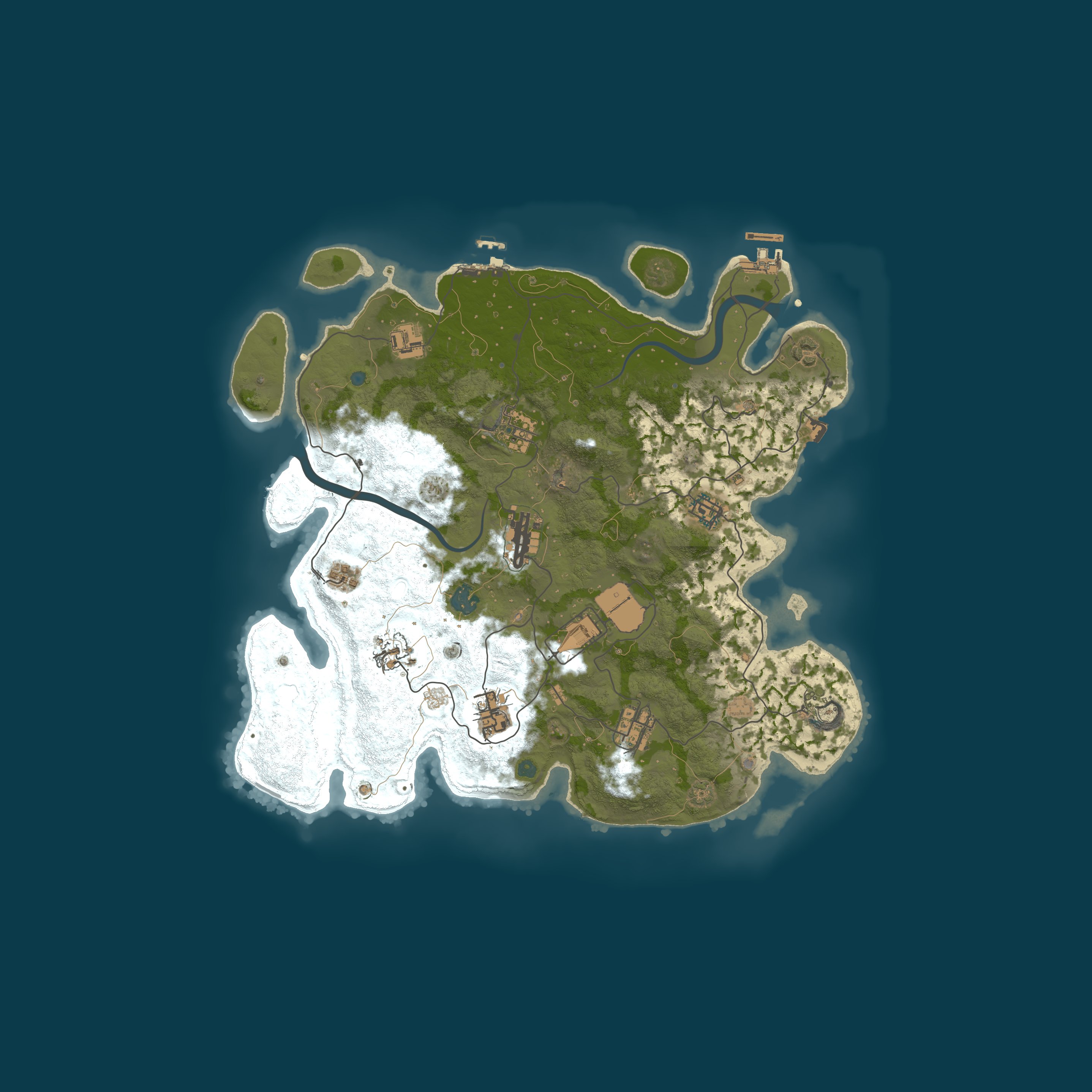 Procedural Map, size 3750, seed 1031406061