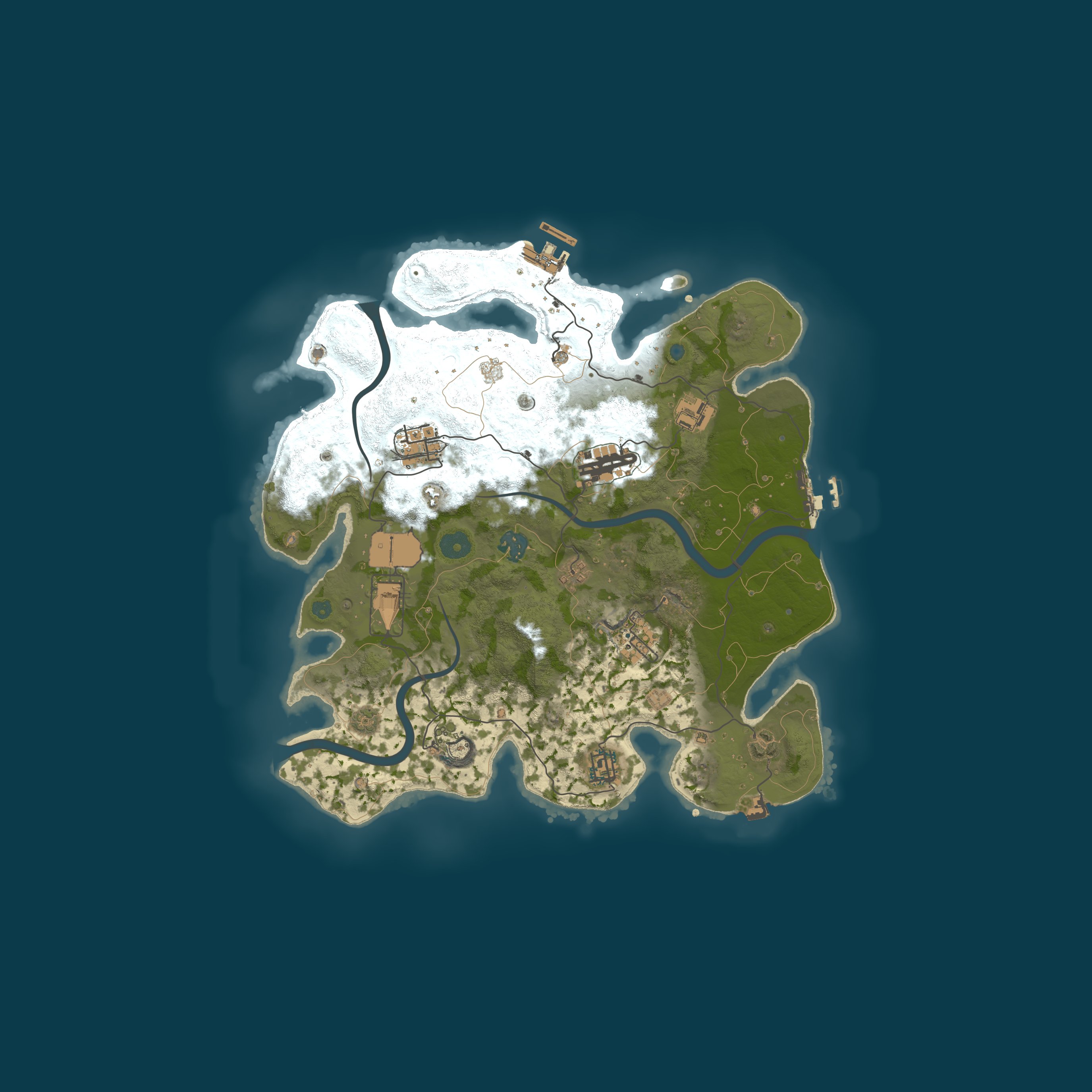 Map for RustNation - Survival & Adventure