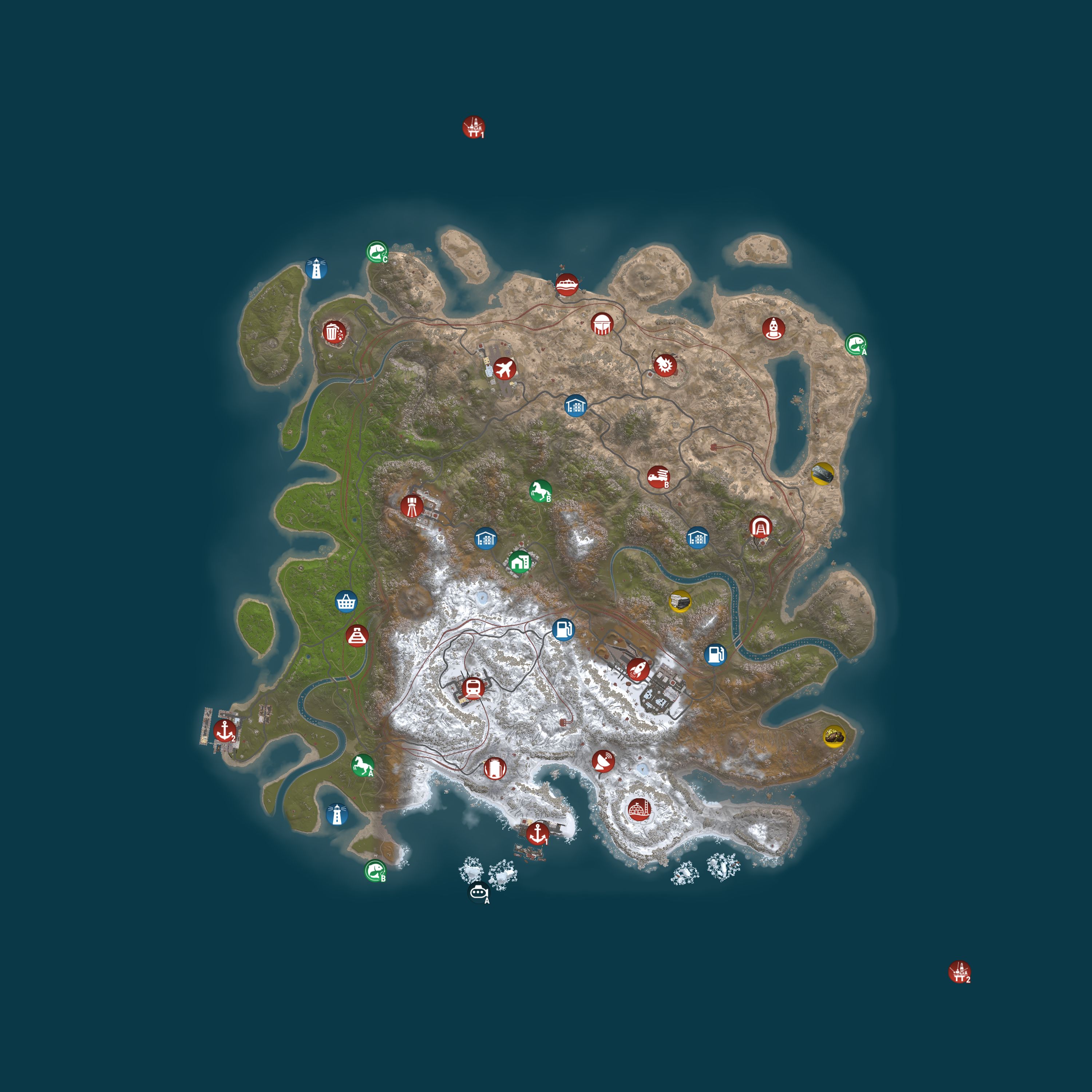 Map for Magic Rust #7 — Modded 2x (Trio) | EU East