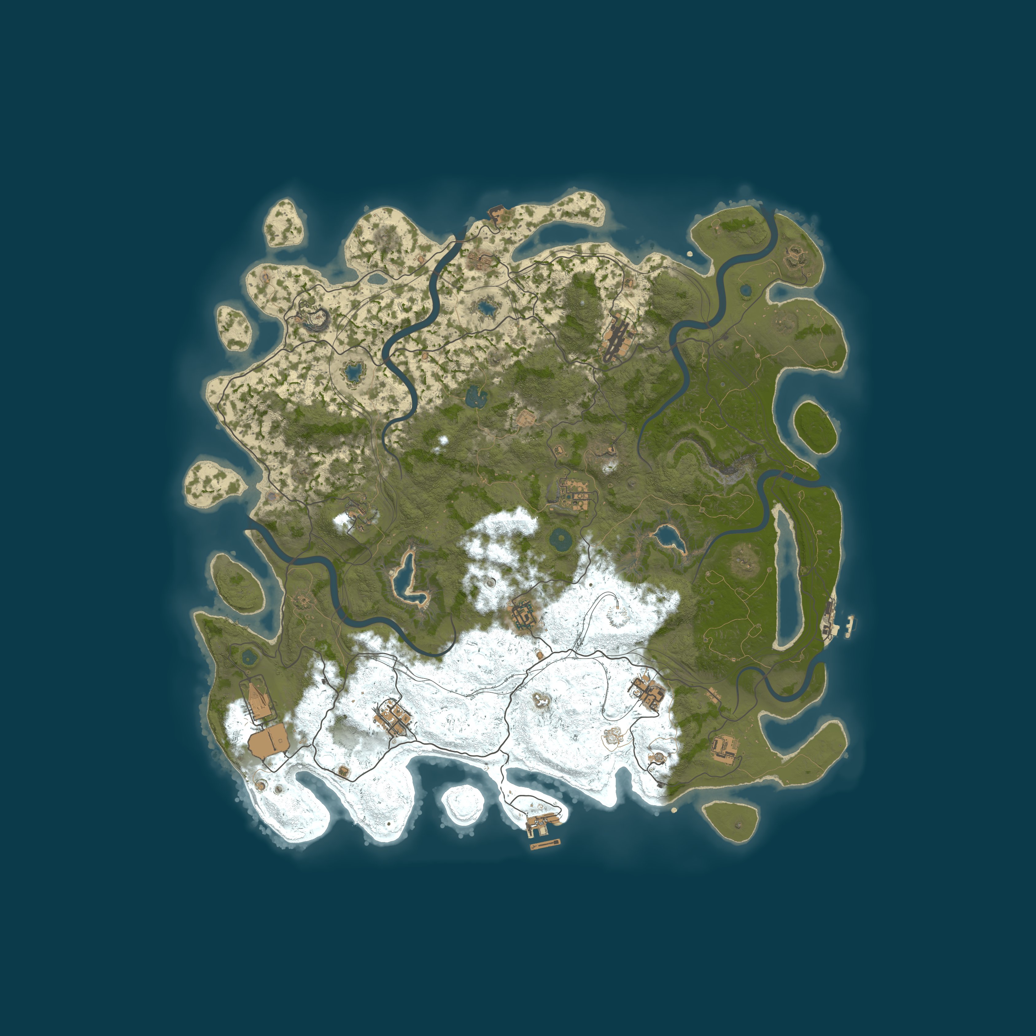 Map for Hempville 420 No Kos Low Decay / Limited PvP